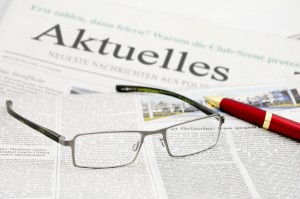 Aktuelles Zeitung Brille